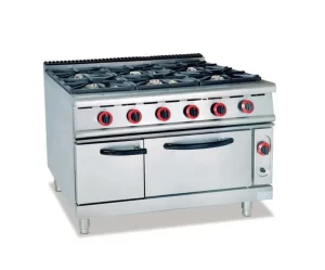 gas range with oven